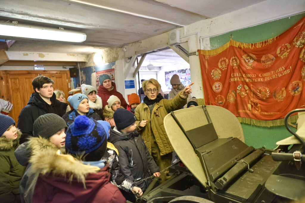 Дети мобилизованных из Балашихи посетили Военно‑технический музей Черноголовки